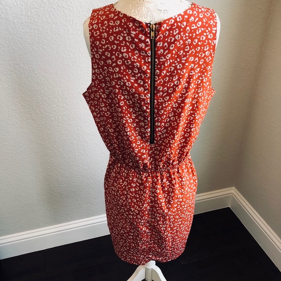 A. Maglia Sleeveless Crew Neck Dress Red - Picture 4 of 5